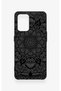 Oppo-A74 Compatible Black and White Mandala Patterned Silicone Case - 2