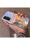 Samsung Galaxy A54 Compatible Sunset Beach Scenery Printed Acrylic Back Silicone Edge Phone Case - 3