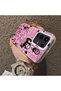 Infinix Note 50 Compatible Pink Horror Movie Mask Patterned Acrylic Back Silicone Edge Phone Case - 4