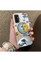 Samsung Galaxy M23/M13 Compatible Sun-Moon Eye and Wave Butterfly Pattern Acrylic Back Silicone Edge Phone Case - 2