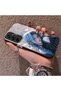 Samsung Galaxy A25 Compatible Blue Haired Anime Girl Patterned Acrylic Back Silicone Edge Phone Case - 3