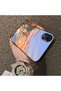 iPhone Xr Compatible Sunset Beach Scenery Printed Acrylic Back Silicone Edge Phone Case - 4