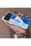 Xiaomi Redmi K90 5g Compatible Cute White Cat Pattern Acrylic Back Silicone Edge Phone Case - 3