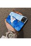 Cute White Cat Pattern Acrylic Back Silicone Edge Phone Case Compatible with Xiaomi Redmi 9C/10A - 4