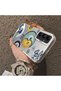 Samsung Galaxy A05S Compatible Sun-Moon Eye and Wave Butterfly Pattern Acrylic Back Silicone Edge Phone Case - 4