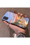 Samsung Galaxy A31 Compatible Sunset Beach Scenery Printed Acrylic Back Silicone Edge Phone Case - 3