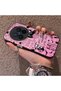 Vivo X300 Pro Compatible Pink Horror Movie Mask Patterned Acrylic Back Silicone Edge Phone Case - 3