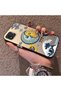Realme C20/C20A Compatible Sun-Moon Eye and Wave Butterfly Pattern Acrylic Back Silicone Edge Phone Case - 3