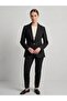 Side Belt Detailed Single Button Double Breasted Collar Stylish Blazer Jacket 4169