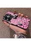 Infinix Smart 8/8 Pro/8 Plus Compatible Pink Horror Movie Mask Patterned Acrylic Back Silicone Edge Phone Case - 3