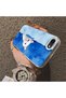 Cute White Cat Pattern Acrylic Back Silicone Edge Phone Case Compatible with iPhone 7/8/Se 2020 2022 - 5