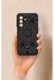 Samsung A17 Compatible Black and White Mandala Patterned Silicone Case