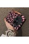 Vivo X300 Pro Compatible Pink Back Black Leopard Pattern Acrylic Back Silicone Edge Phone Case - 4