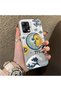 Xiaomi Poco X5 Compatible Sun-Moon Eye and Wave Butterfly Pattern Acrylic Back Silicone Edge Phone Case - 2