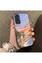 Xiaomi Redmi Note 11/Note 11S Compatible Sunset Beach Scenery Printed Acrylic Back Silicone Edge Phone Case - 3