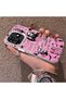 Tecno Spark 10 Pro(Ki7) Compatible Pink Horror Movie Mask Patterned Acrylic Back Silicone Edge Phone Case - 3