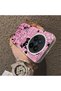 Vivo X300 Pro Compatible Pink Horror Movie Mask Patterned Acrylic Back Silicone Edge Phone Case - 4