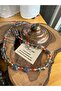 Smoky Quartz & Coral & Tanzanite Design Necklace