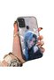 Samsung Galaxy A21S Compatible Blue Haired Anime Girl Patterned Acrylic Back Silicone Edge Phone Case