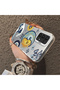 Samsung Galaxy A23 4G/5G Compatible Sun-Moon Eye and Wave Butterfly Pattern Acrylic Back Silicone Edge Phone Case - 4