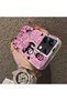 Xiaomi Poco X6 Compatible Pink Horror Movie Mask Patterned Acrylic Back Silicone Edge Phone Case - 4
