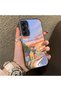Samsung Galaxy A05S Compatible Sunset Beach Scenery Printed Acrylic Back Silicone Edge Phone Case - 2