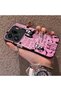 Oppo Find X9 Pro 5g Compatible Pink Horror Movie Mask Patterned Acrylic Back Silicone Edge Phone Case - 3