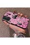 Samsung Galaxy M15 Compatible Pink Horror Movie Mask Patterned Acrylic Back Silicone Edge Phone Case - 3