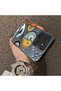 Xiaomi Poco C85 4g Compatible Sun-Moon Eye and Wave Butterfly Pattern Acrylic Back Silicone Edge Phone Case - 4