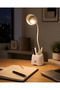 3-Mode Led Desk Lamp and Pen Holder – Touch-Sensitive Work Lamp with Flexible Neck, m with Pen Organizer - 3