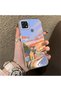 Oppo A15/A15S Compatible Sunset Beach Scenery Printed Acrylic Back Silicone Edge Phone Case - 2