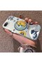 iPhone 7/8/Se 2020 2022 Compatible Sun-Moon Eye and Wave Butterfly Pattern Acrylic Back Silicone Edge Phone Case - 4