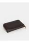Vizyon New Season Brown Knitted Patterned Women's Wallet - 3