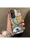 Xiaomi Redmi K50 Ultra Compatible Sun-Moon Eye and Wave Butterfly Pattern Acrylic Back Silicone Edge Phone Case - 2