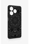 Realme C63 Compatible Black and White Mandala Patterned Silicone Case - 3