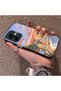 Infinix Smart 10 Compatible Sunset Seaside Scenery Printed Acrylic Back Silicone Edge Phone Case - 3