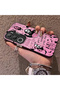 Vivo Y19S 4G/Y19S Pro Compatible Pink Horror Movie Mask Patterned Acrylic Back Silicone Edge Phone Case - 3