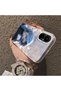 Realme C67 4g Compatible Blue Haired Anime Girl Patterned Acrylic Back Silicone Edge Phone Case - 4