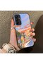 Samsung Galaxy A15 4G/5G Compatible Sunset Seaside Scenery Printed Acrylic Back Silicone Edge Phone Case - 2
