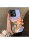 Vivo Y28 4g Compatible Sunset Seaside Scenery Printed Acrylic Back Silicone Edge Phone Case - 2
