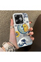 Tecno Spark 20 Compatible Sun-Moon Eye and Wave Butterfly Pattern Acrylic Back Silicone Edge Phone Case - 2