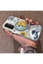 Samsung Galaxy A15 4G/5G Compatible Sun-Moon Eye and Wave Butterfly Pattern Acrylic Back Silicone Edge Phone Case - 3