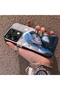 Xiaomi Redmi Note 13 Pro 5g Compatible Blue Haired Anime Girl Patterned Acrylic Back Silicone Edge Phone Case - 4