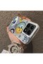 Xiaomi Mi 15t Compatible Sun-Moon Eye and Wave Butterfly Pattern Acrylic Back Silicone Edge Phone Case - 4