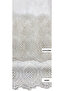 Grek Kordone Aplik 15796 Brode Special Size Tulle Curtain 220X270 Without Pleats - 4