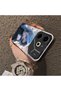 Tecno Pova 6/Pova 6 Pro 5g Compatible Blue Haired Anime Girl Patterned Acrylic Back Silicone Edge Phone Case - 4