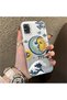 Samsung Galaxy A31 Compatible Sun-Moon Eye and Wave Butterfly Pattern Acrylic Back Silicone Edge Phone Case - 2