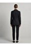 Side Belt Detailed Single Button Double Breasted Collar Stylish Blazer Jacket 4169 - 4
