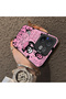 Vivo V60 Compatible Pink Horror Movie Mask Patterned Acrylic Back Silicone Edge Phone Case - 4