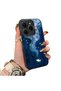 For Tecno Spark 20 Pro 4G/5G Compatible Dreamy Starry Sea Fish Pattern Acrylic Back Silicone Edge Phone Case